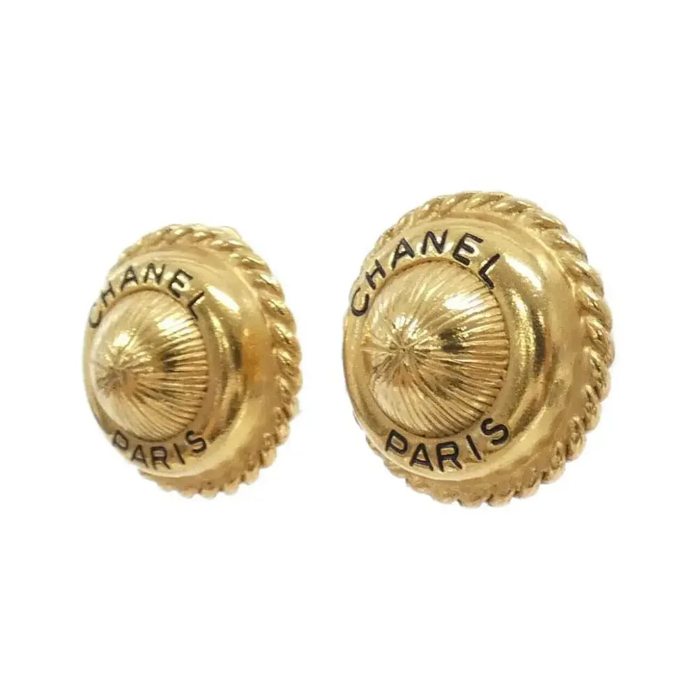 CHANEL Gold Earrings